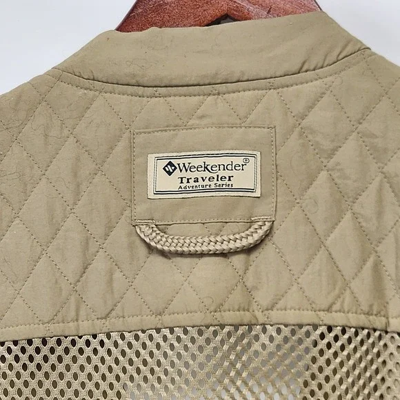 Weekender Traveler Vest‎ Men's XL Fishing Hiking Hunting Outdoor Pockets Mesh - Picture 2 of 11